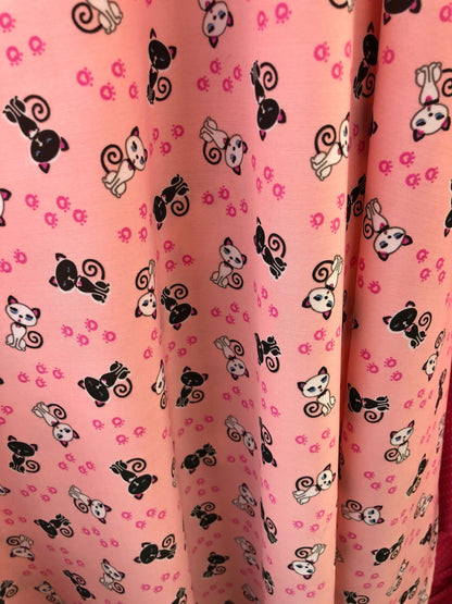 New heavy nylon spandex print cat design 4way stretch 58/60" Sold by the YD. Ships worldwide from Los Angeles California USA.