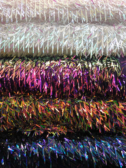 New sequins sword design on strech mesh 2way vertical way only 58/60" Sold by the YD. Ships worldwide from Los Angeles California USA