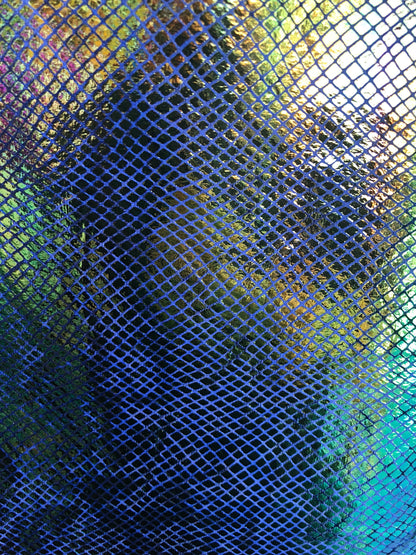 New stretch velver skin snake all over foil iridescent blue/green 4way stretch 58/60" Sold by the YD. Ships worldwide from Los Angeles CA