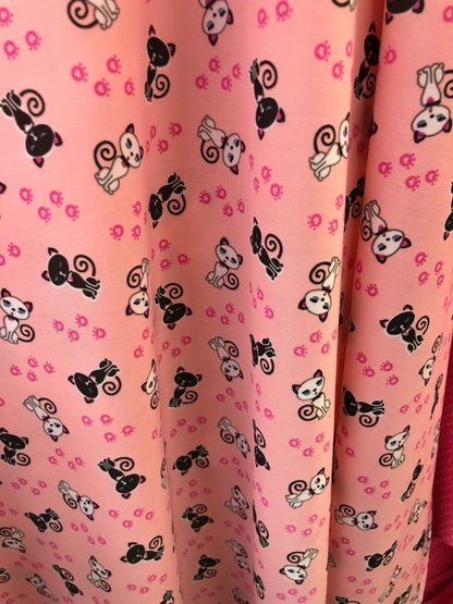 New heavy nylon spandex print cat design 4way stretch 58/60" Sold by the YD. Ships worldwide from Los Angeles California USA.