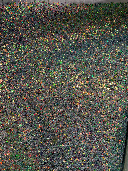 New Iridescent cristal glitter heavy vinyl non stretch 58/60" Sold by the YD. Ships worldwide from Los Angeles California USA.