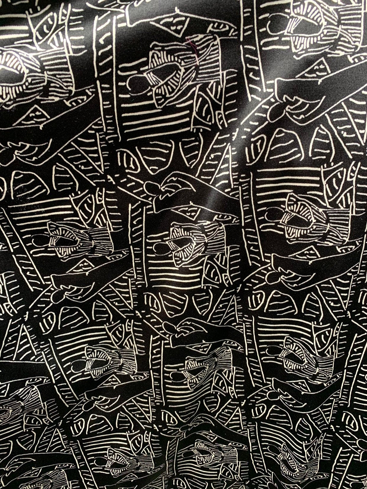 Jumbo spandex print heavy spandex 4way stretch 48/50" Sold by the YD. Ships worldwide from Los Angeles California USA.