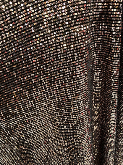 Mini glitz seq rose gold on stretch heavy stretch velvet 4way stretch 60/62" Sold by fhe YD. Ships worldwide from Los Angeles California USA