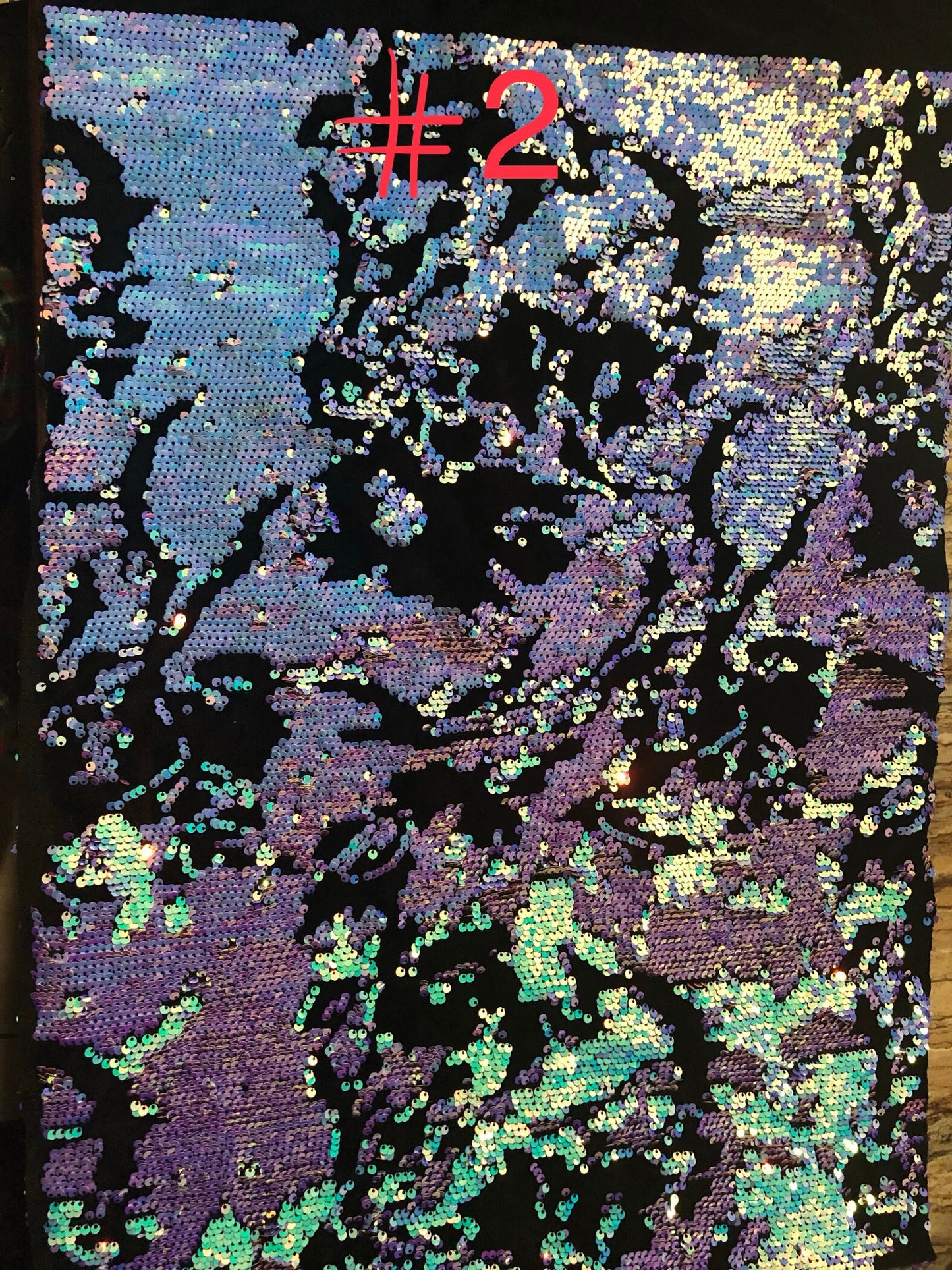 SAMPLES- 10 Pieces of samples of velvets/sequins. (Individual upon request)