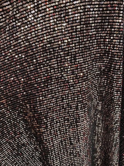 Mini glitz seq rose gold on stretch heavy stretch velvet 4way stretch 60/62" Sold by fhe YD. Ships worldwide from Los Angeles California USA