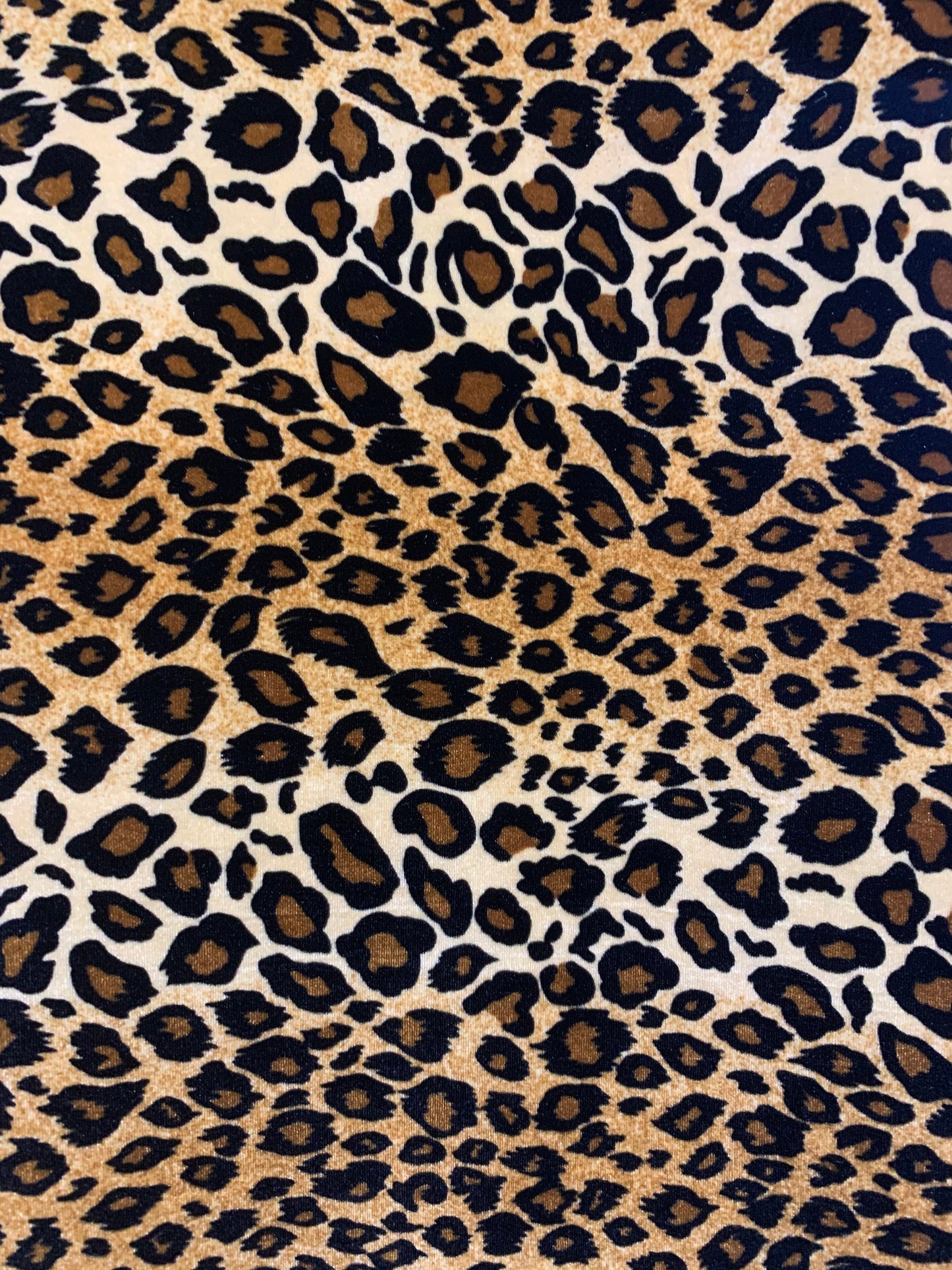 New Leopard design exotic animal print on 4-way stretch velvet 58/60” Sold by the YD. Ships worldwide from Los Angeles California USA.