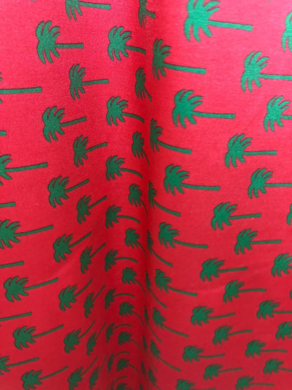 New Palm Trees Design Print On Nylon Spandex 4-Way Stretch 58/60" Sold By The YD. Ships Worldwide From Los Angeles California USA.