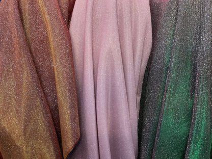 New Iridescent heavy metallic poly super techno fabric 2-way stretch 58/60” Sold by the YD. Ships worldwide from Los Angeles California USA.