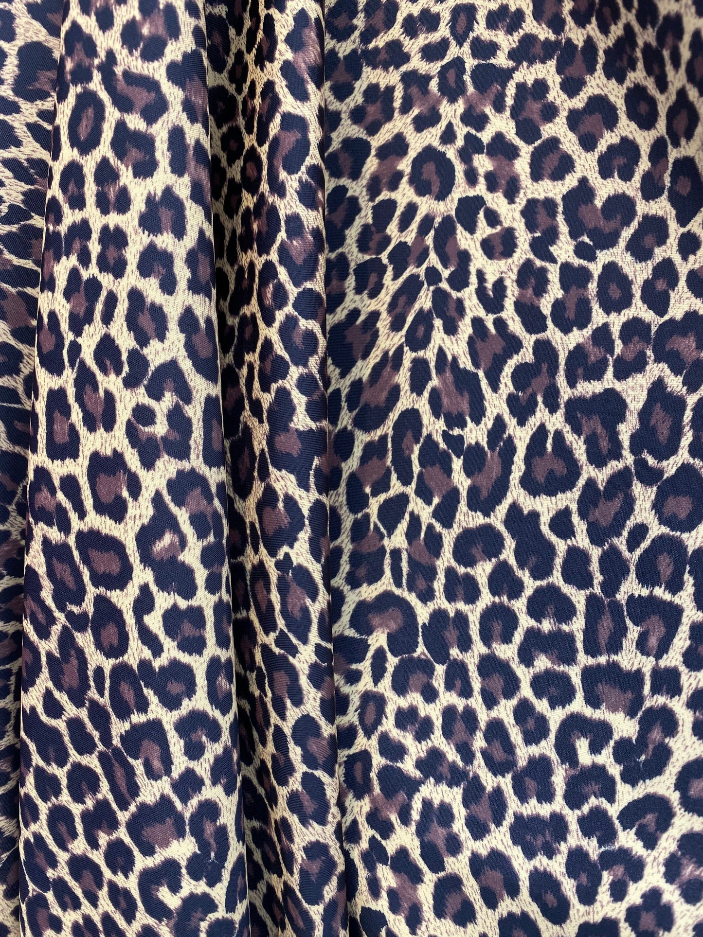 NEW Cheetah print on nylon Spandex 4-way stretch 58/60” Sold by the YD. Ships worldwide from Los Angeles California USA.