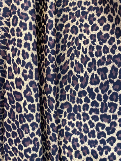 NEW Cheetah print on nylon Spandex 4-way stretch 58/60” Sold by the YD. Ships worldwide from Los Angeles California USA.