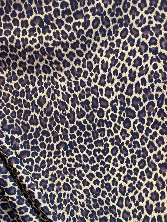 NEW Cheetah print on nylon Spandex 4-way stretch 58/60” Sold by the YD. Ships worldwide from Los Angeles California USA.