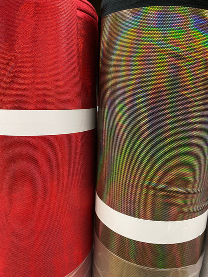 NEW spectrum Legacy iridescent foiled velvet 4-way stretch 58/60” Sold by the YD. Ships worldwide from Los Angeles California USA.