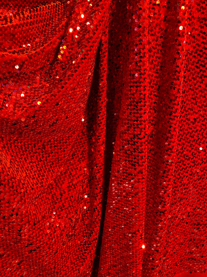 New stretch velvet with luxury hanging sequins all over 5mm shining sequins 2-way stretch 58/60” Sold by the YD. Ships worldwide from LA CA.