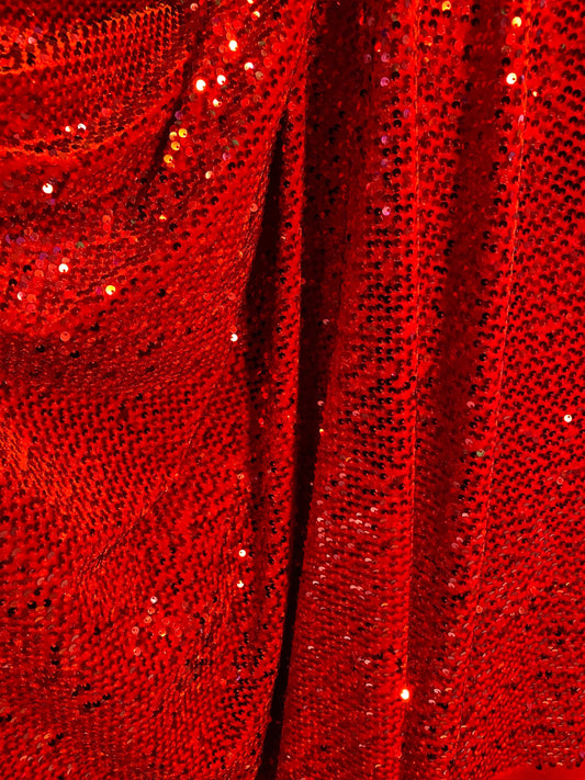 New stretch velvet with luxury hanging sequins all over 5mm shining sequins 2-way stretch 58/60” Sold by the YD. Ships worldwide from LA CA.