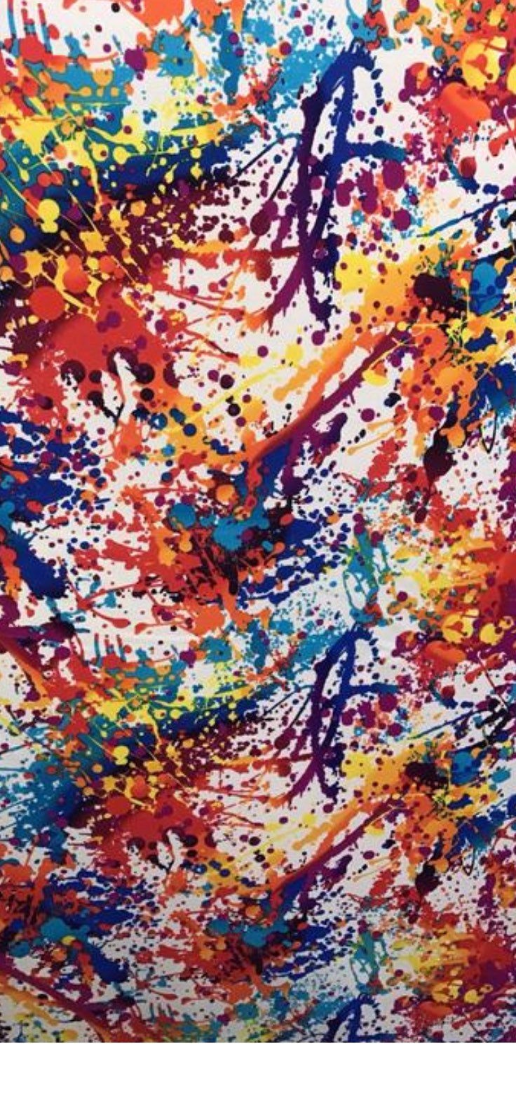 Graffiti paint design nylon spandex 4-way stretch 58/60” sold by the YD. Ships worldwide from Los Angeles California United States.