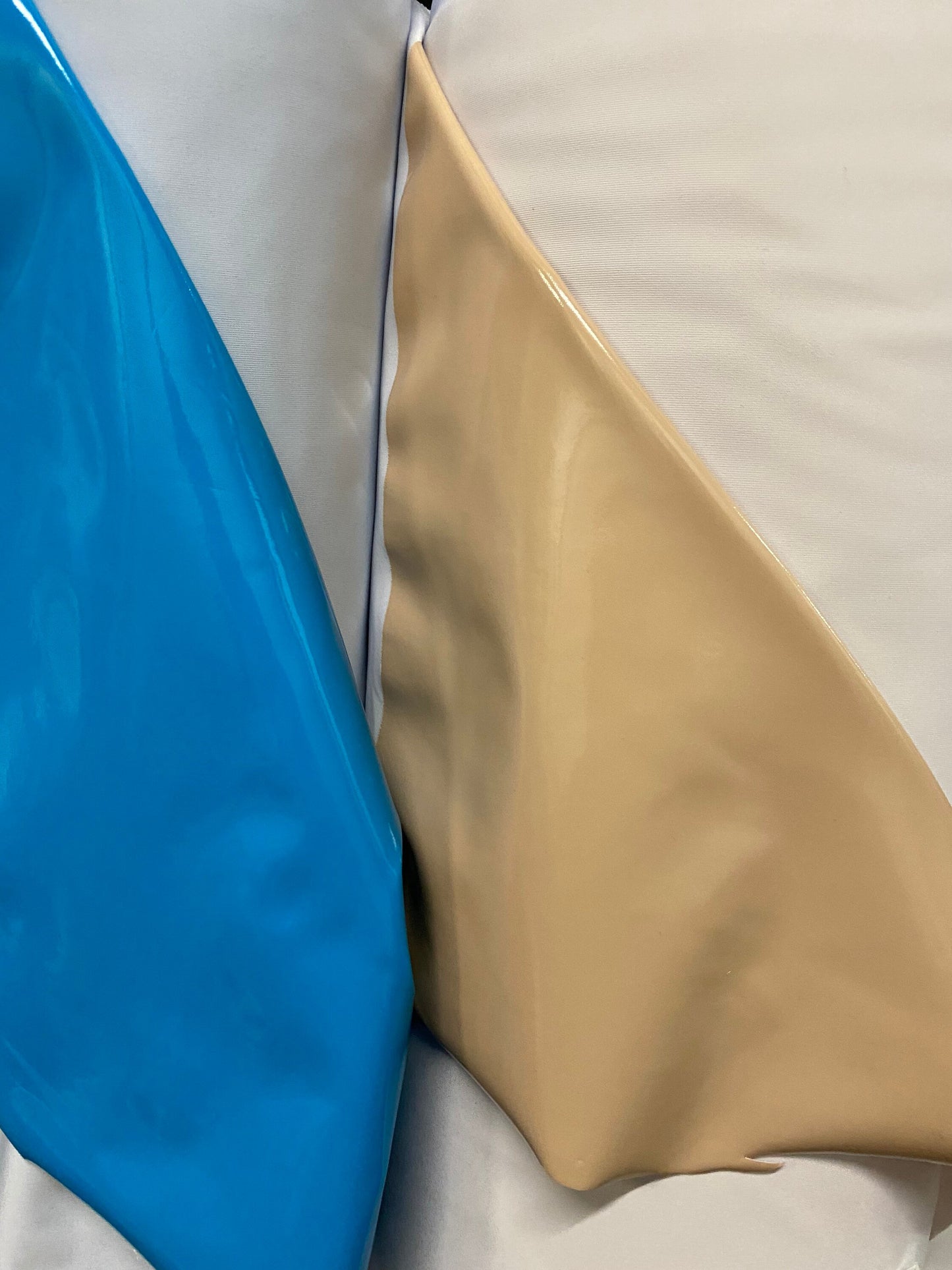 New Luxury Latex shining vinyl 4-way stretch 58/60” Sold by the YD. Ships worldwide from Los Angeles California USA.