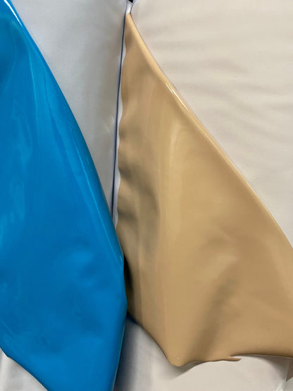 New Luxury Latex shining vinyl 4-way stretch 58/60” Sold by the YD. Ships worldwide from Los Angeles California USA.