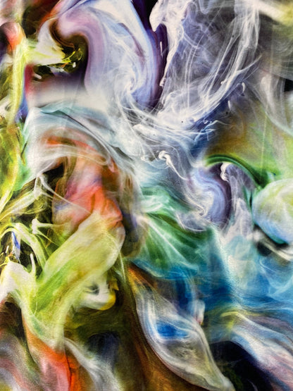 Modern abstract design multicolor heavy stretch velvet 4-way 58/60” Sold by the YD. Ships worldwide from Los Angeles California USA.