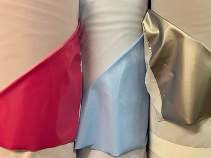 New Luxury Latex shining vinyl 4-way stretch 58/60” Sold by the YD. Ships worldwide from Los Angeles California USA.