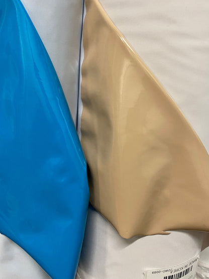 New Luxury Latex shining vinyl 4-way stretch 58/60” Sold by the YD. Ships worldwide from Los Angeles California USA.
