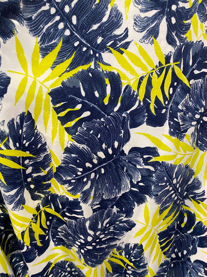 New tropical design print on great quality of nylon spandex 4-way stretch 58/60” Sold by the YD. Ships worldwide from Los Angeles California