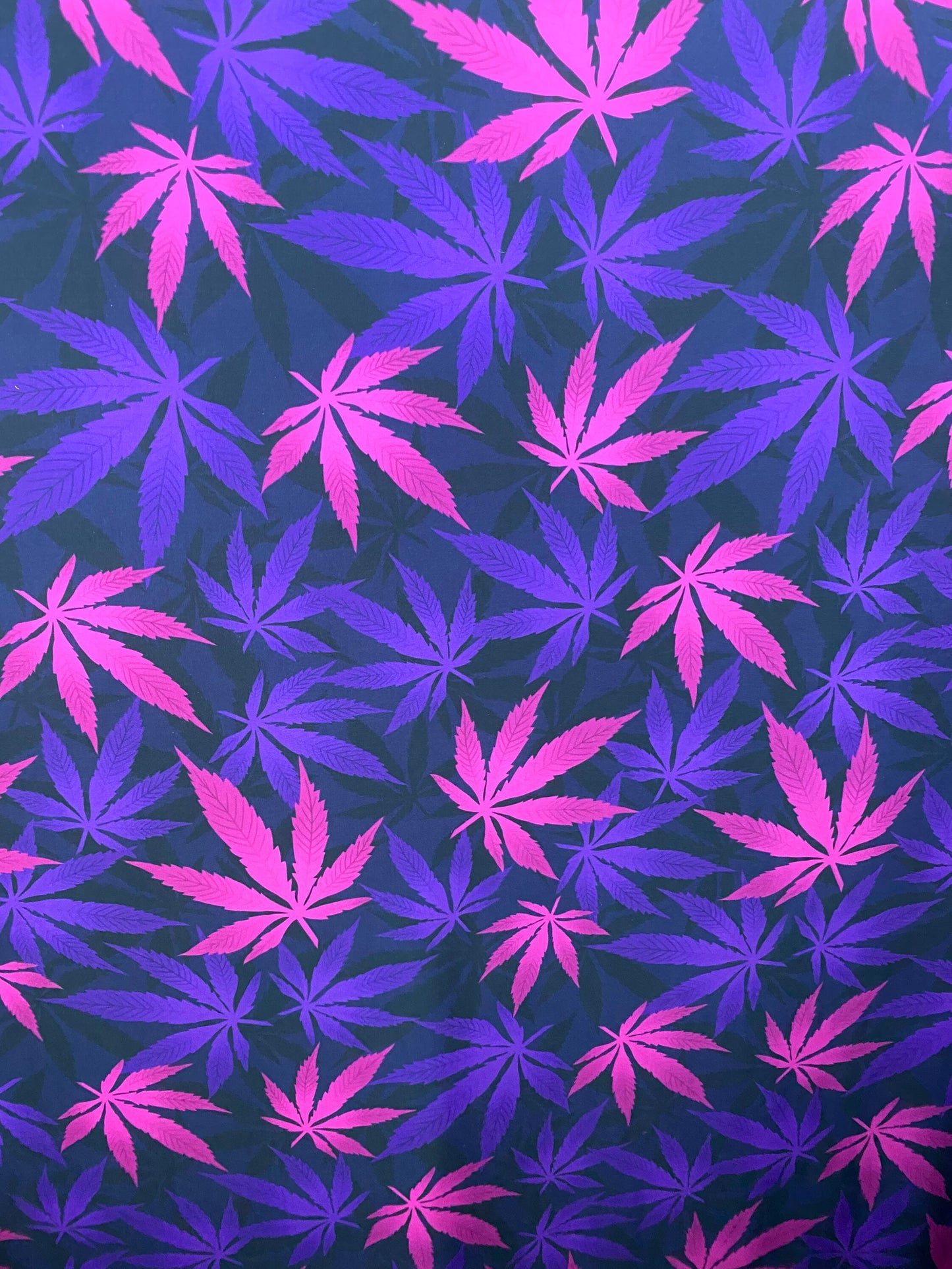 Marijuana cannabis leaf design print on great quality of nylon spandex 4-way stretch 58/60” Sold by the YD. Ships worldwide from Los Angeles