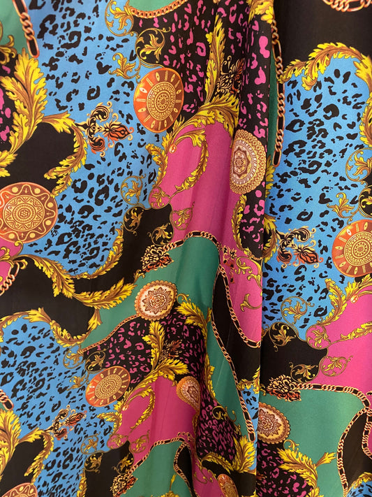 New brand design modern design print on nylon spandex 4-way stretch 58/60” Sold by the YD. Ships worldwide from Los Angeles California USA.
