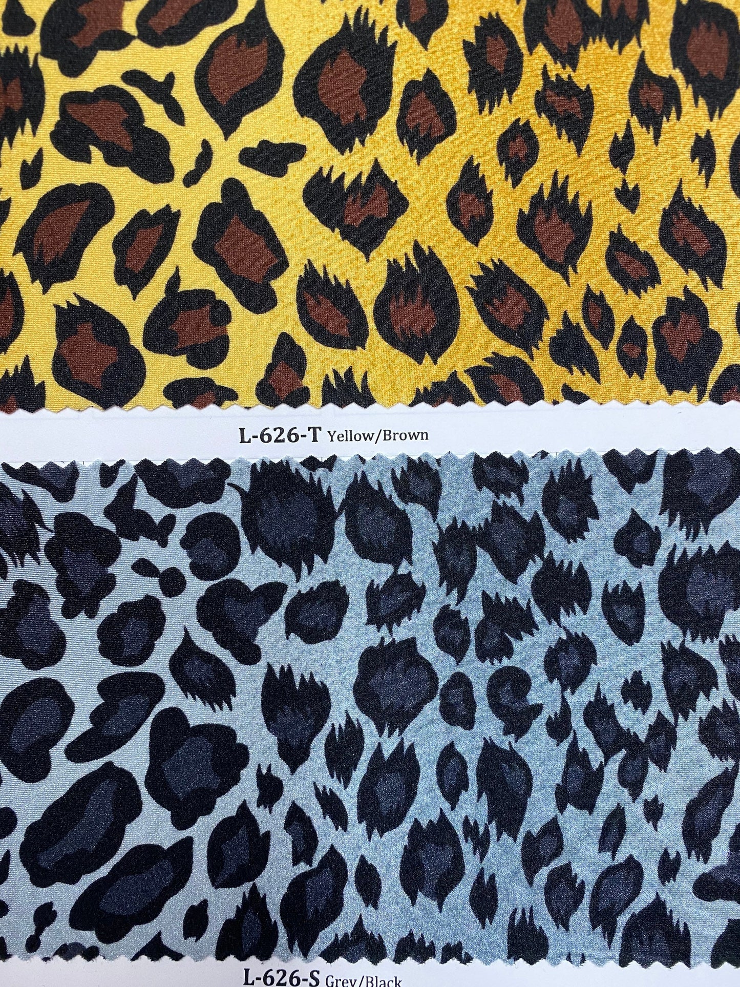 New Exotic cheetah design print ok best quality of nylon spandex 4-way stretch 58/60” Sold by the YD. Ships Worldwide from Los Angeles CA.