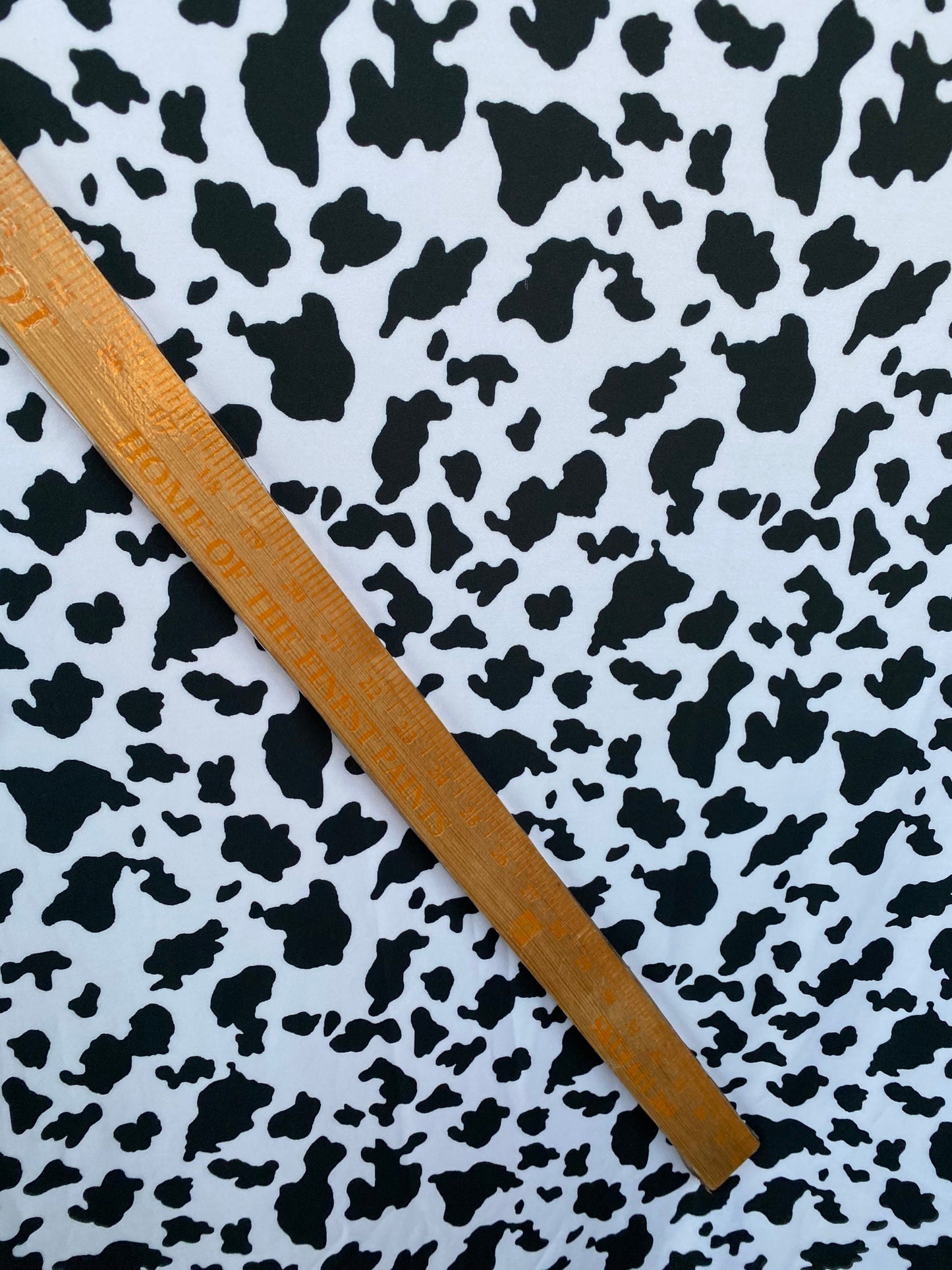 New Exotic cow design print on best quality of nylon spandex 4-way stretch 58/60” Sold by the YD. Ships Worldwide from Los Angeles cali