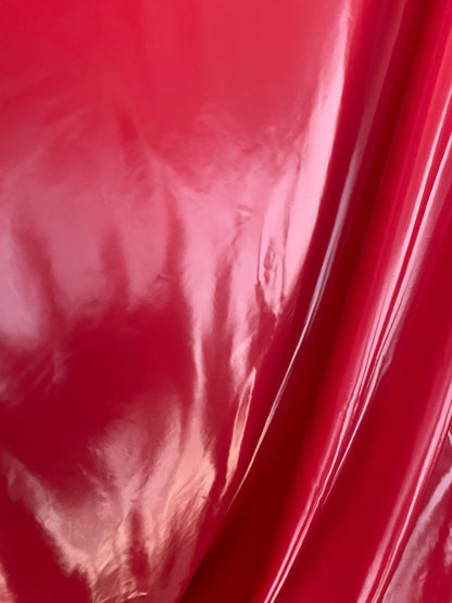 New super shiny stretch vinyl nylon spandex latex 4-way stretch 58/60” Sold by the YD. Ships Worldwide from Los Angeles California USA.
