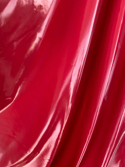 New super shiny stretch vinyl nylon spandex latex 4-way stretch 58/60” Sold by the YD. Ships Worldwide from Los Angeles California USA.