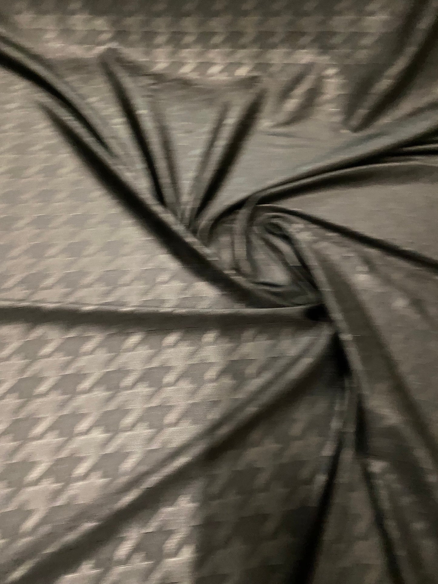 Houndstooth jumbo embossed great quality of nylon spandex 4-way stretch 58/60” Sold by the YD. Ships worldwide from Los Angeles California