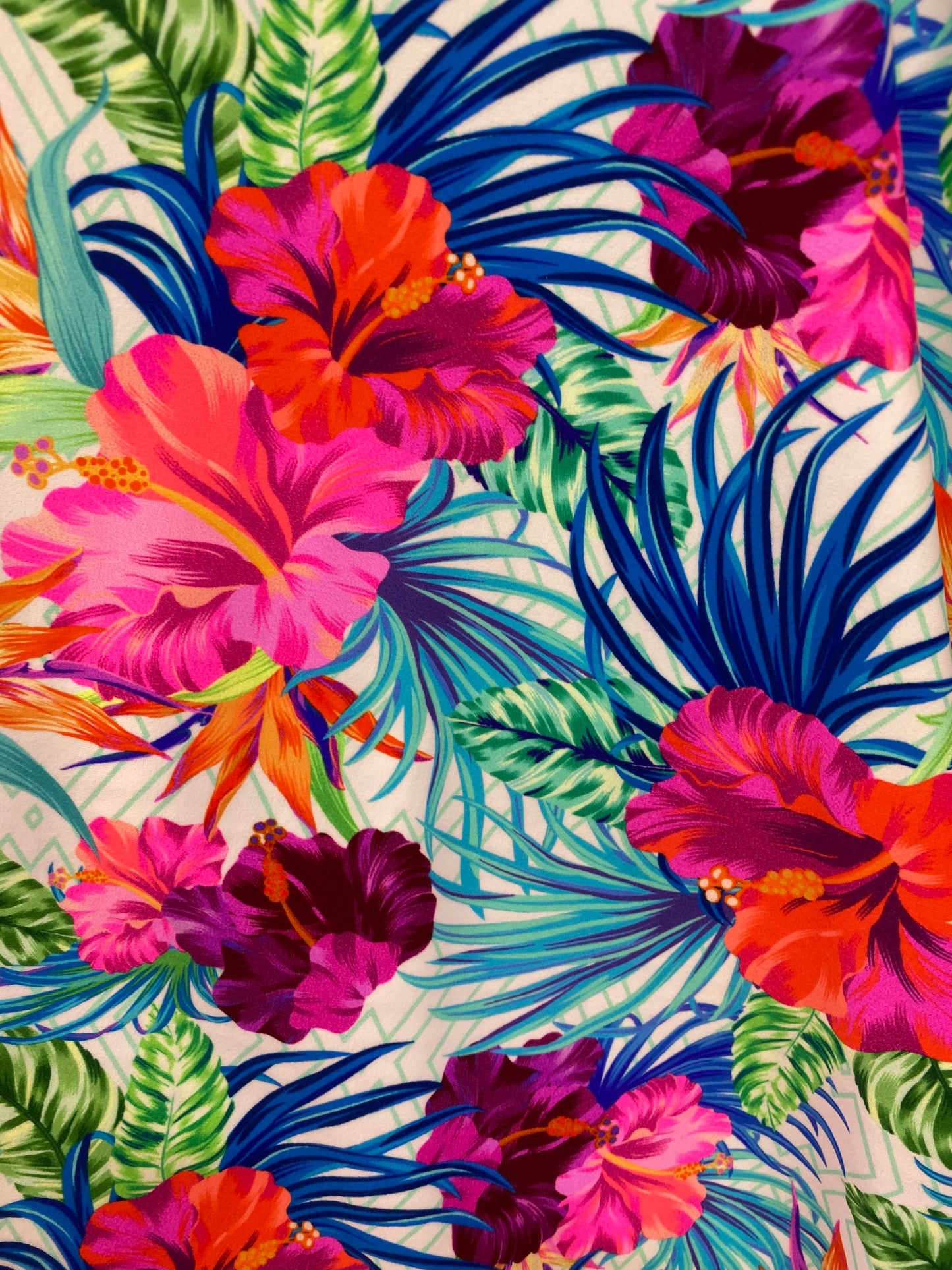 New beautiful flower design multicolor print on best quality of nylon spandex 4-way stretch 58/60” Sold by the YD. Ships Worldwide from L.A