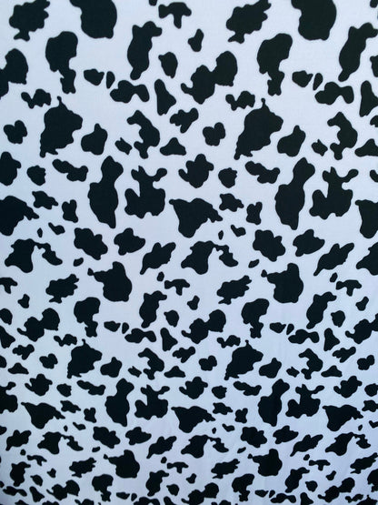 New Exotic cow design print on best quality of nylon spandex 4-way stretch 58/60” Sold by the YD. Ships Worldwide from Los Angeles cali