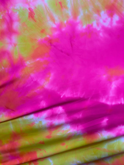 Tie dye abstract design print on best quality of nylon spandex;-way stretch 58/60” Sold by the YD. Ships Worldwide from Los Angeles cali