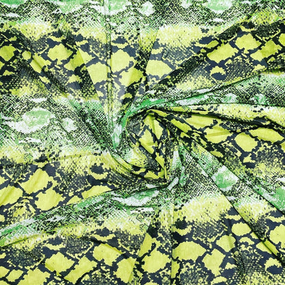 Anaconda design exotic snake print in great quality of nylon power mesh 4-way stretch 58/60” Sold by the YD. Ships Worldwide from L.A