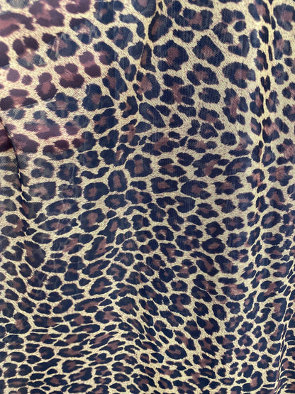 Exotic cheetah design and Exotic leopard design print on great quality of power mesh ;-way stretch 58/60” Sold by the YD. Ships Worldwide
