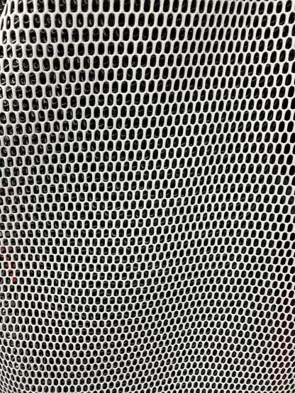 New sport poly mesh 2-tone  heavy quality non stretch white color 58/60” Sold by the YD. Ships Worldwide from Los Angeles California USA.