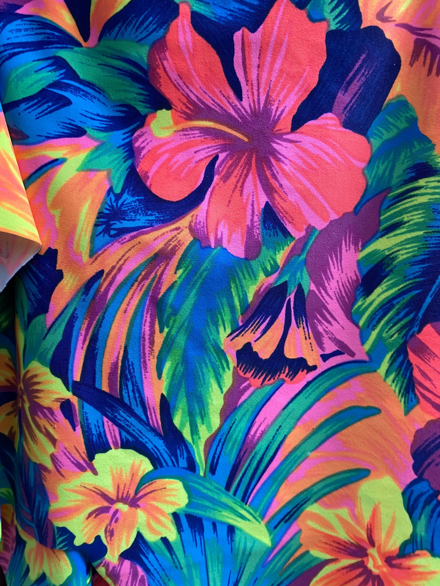 New Hawaiian design print on best quality of nylon spandex 4-way stretch 58/60” Sold by the YD. Ships Worldwide from Los Angeles California