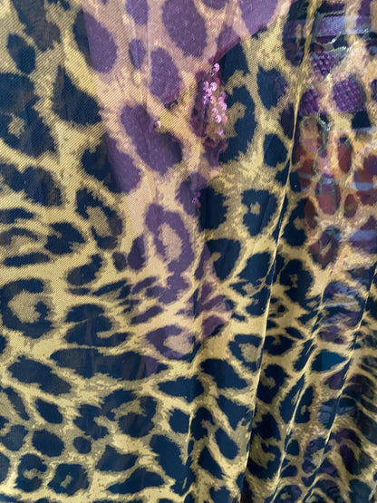 New Exotic Leopard design Nude/brown/black print on great quality of nylon spandex 4-way stretch 58/60” Sold by the YD. Ships worldwide