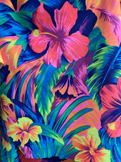 New Hawaiian design print on best quality of nylon spandex 4-way stretch 58/60” Sold by the YD. Ships Worldwide from Los Angeles California