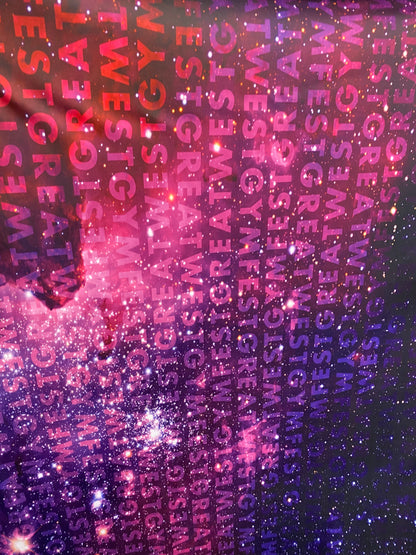 New Galaxy design print on great quality of nylon spandex 4-way stretch 58/60” Sold by the YD. Ships Worldwide from Los Angeles California