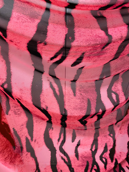 New Exotic Tiger design print on great quality of poly mesh 4-way stretch 58/60” Sold by the YD. Ships worldwide from Los Angeles California