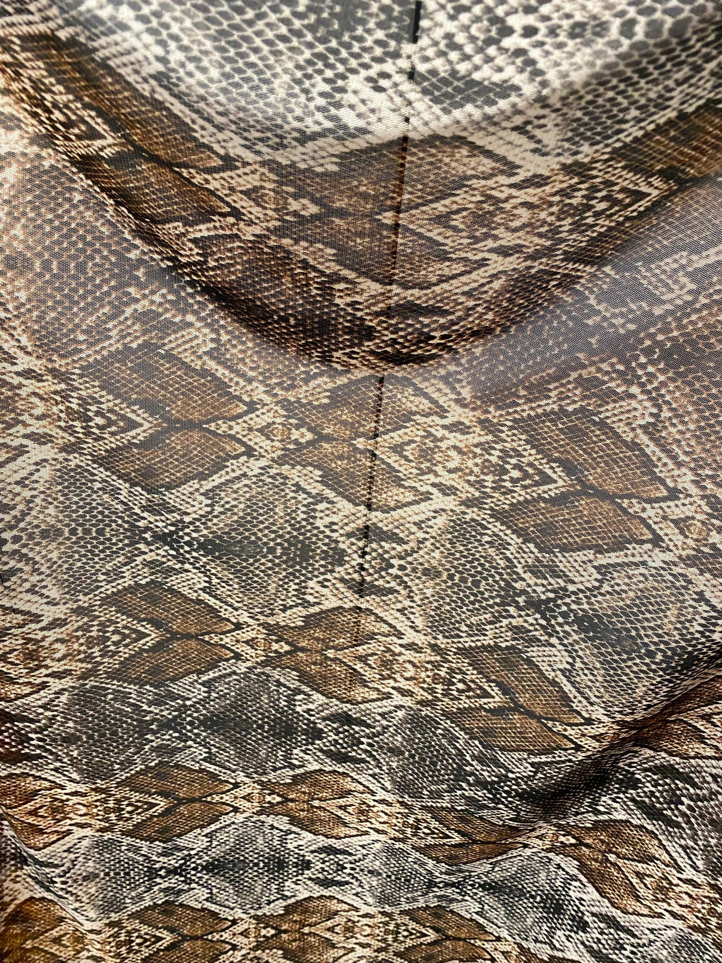 New Exotic Anaconda design print on great quality of nylon power mesh 4-way stretch 58/60” Sold by the YD. Ships worldwide from Los Angeles