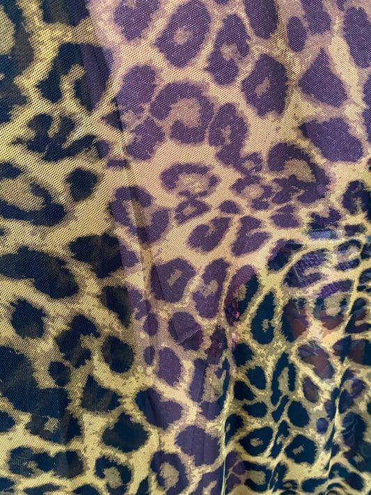 New Exotic Leopard design Nude/brown/black print on great quality of nylon spandex 4-way stretch 58/60” Sold by the YD. Ships worldwide
