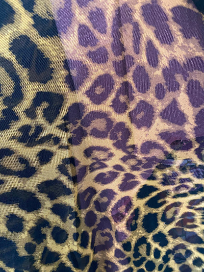New Exotic Leopard design Nude/brown/black print on great quality of nylon spandex 4-way stretch 58/60” Sold by the YD. Ships worldwide
