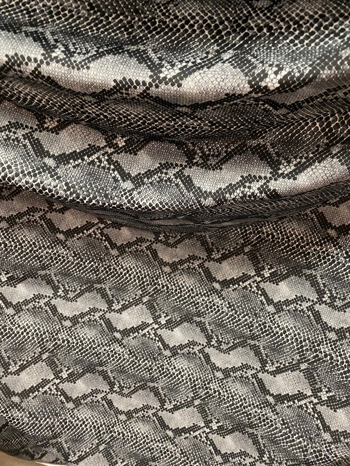 Cobra design Exotic serpent skin print on best quality of nylon spandex 4-way stretch 58/60” Sold by the YD. Ships Worldwide from Los CA.