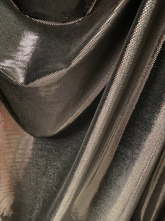 Luxury stretch velvet with clear foil dots medium weight non stretch 58/60” Sold by the YD. Ships Worldwide from Los Angeles California US