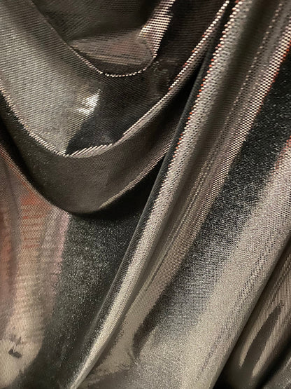Luxury stretch velvet with clear foil dots medium weight non stretch 58/60” Sold by the YD. Ships Worldwide from Los Angeles California US