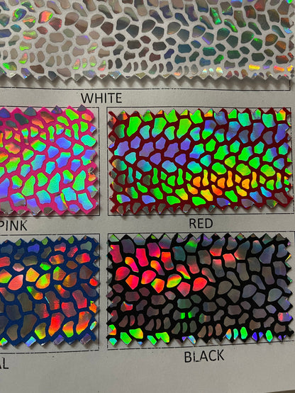 Dragón scales design Iridescent hologram sequins on best quality of nylon spandex 4-way stretch 58/60” Sold by the YD. Ships Worldwide